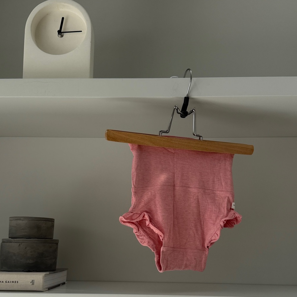 Soft Pink Ruffle Diaper Cover